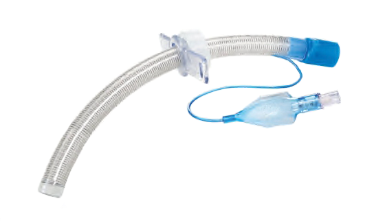 Зміцнена трахеостомічна трубка з регульованим фланцем без манжет, дуже довга, розмір 11,0, Sumi